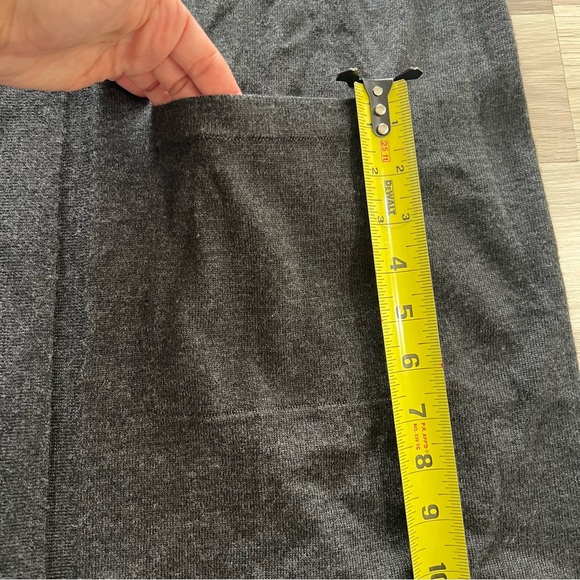 Eileen Fisher Gray  Long One Button Front Cardigan Size Medium - Picture 14 of 16